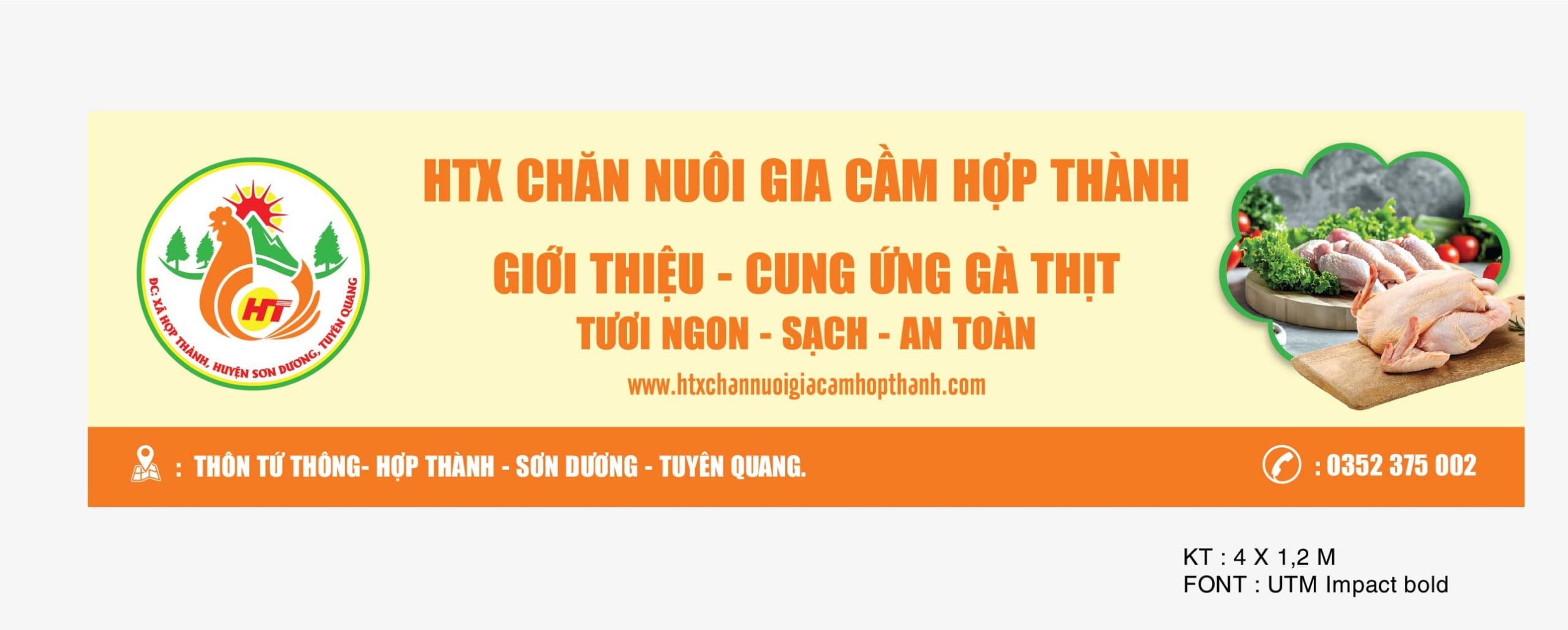 BẢNG HIỆU CỬA HÀNG GÀ THỊT HỢP THÀNH-01